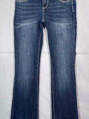 KUT from the Kloth Farrah Baby Bootcut Jeans Women's Size 2 Medium Wash Stretch